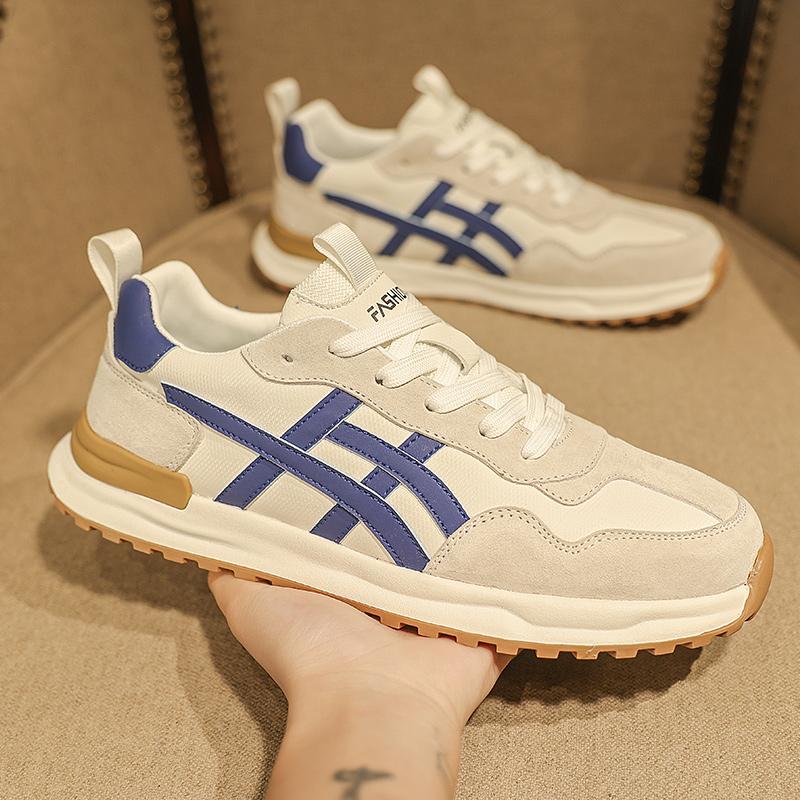 Genuine Leather Men's Shoes Fashion Breathable Forrest Gump Sneakers Platform Casual Shoes Running Sports Shoes Male Zapatos Hom