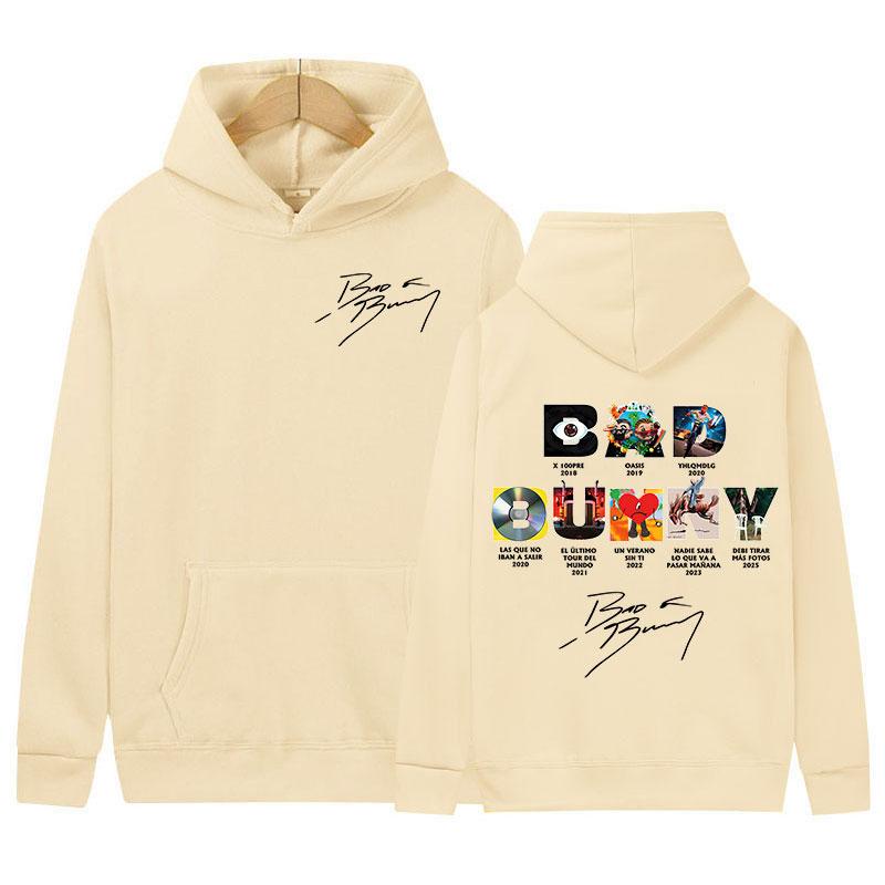 Rapper DeBi TiRAR MaS FOToS DTMF Tour 2025 New Album Hoody Bad Bunny Mens Vintage Sweatshirt Casual Oversized Hoodies Streetwear