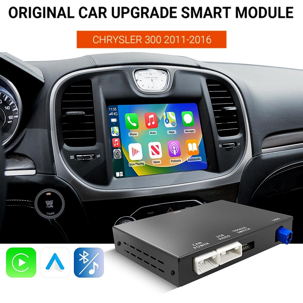 

Беспроводной комплект для модернизации CarPlay Android Auto Декодер для Chrysler 300 Series 2011 2012 2013 2014 2015 2016 чёрный