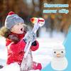 Cartoon Heart & Snowman Shape Snowball Maker - Kids Winter/Beach Toy (110g)