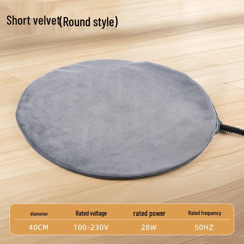 Pet Heated Blanket: Waterproof, Smart, Energy-Saving, Cat-Specific, Bite-Resistant, Constant Temperature Circular Pad