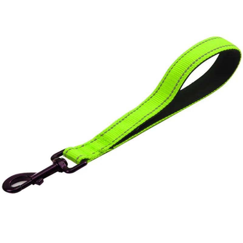 Dog Leash Short Dogs Leash 30cm Nylon Leashes for Large Dog Walking Reflective Waterproof Leash Dogs Traction Rope Pet Chain