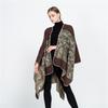 European American Street Style Camouflage Split Warm Shawl Scarf