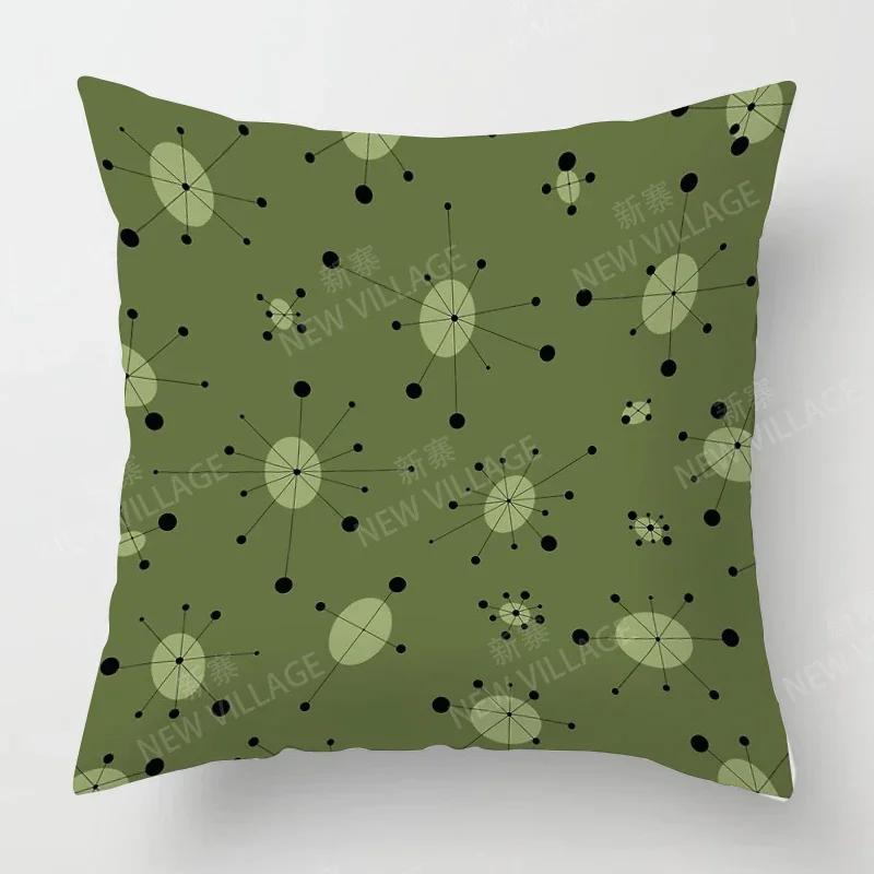 Nordic Fall Home Decor Autumn Throw Pillow Case Sofa Cushion Cover Modern 45x45cm 45*45 50x50 60x60cm 40*40 40x40 Geometry 60*60