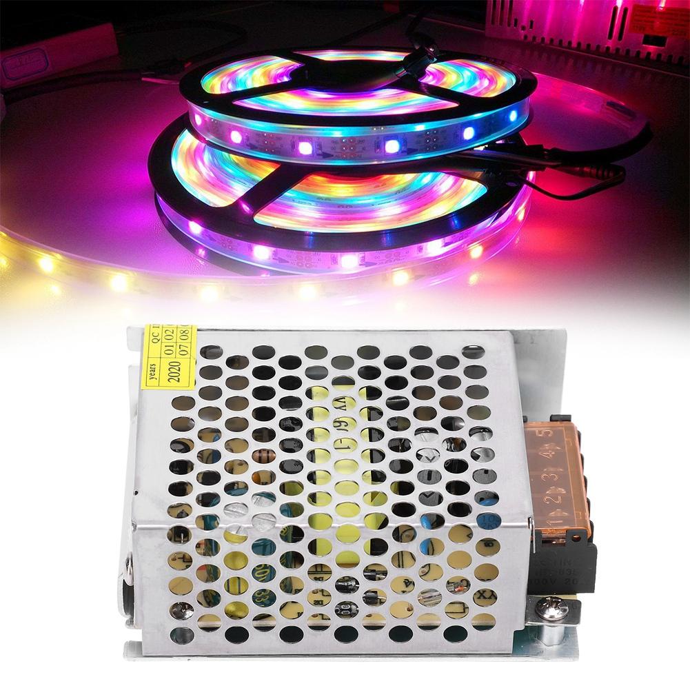 Power Supply Driver Adapter 12V Aluminum Alloy LED Screen Light Bar 3D Printer(S-36-12;12v 3a 36W:AC100-240V )