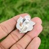 Sterling Silver February Round Natural African Amethyst Flower Boho Promise Ring