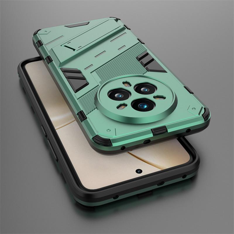 For Realme 14 Pro Case Realme 14 Pro 5G Cover Shockproof TPU Armor PC Silicone Stand Holder Protective Back Cover Realme 14 Pro