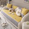 Sofa Cushion Four Seasons Universal Pure Cotton Cushion Simple Modern Nordic Cotton Non-Slip Sofa Towel Cover Cloth Cushion Summer