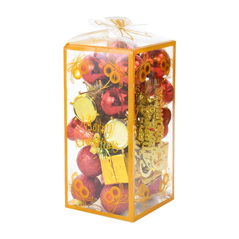 32Pcs/box Christmas Ball Ornaments Xmas Tree Hanging Pendants Set Merry Christmas Decorations For Home Navidad New Year Gifts