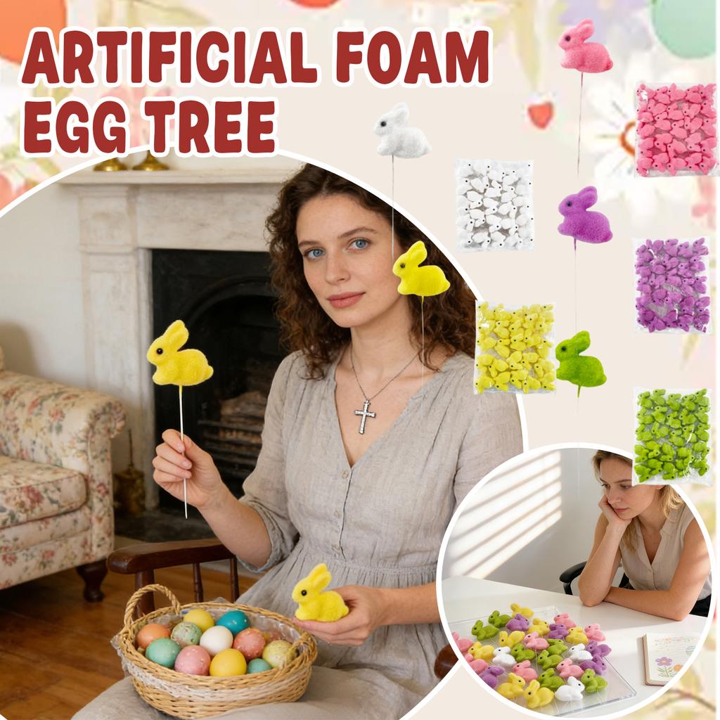 Easter Decoration Easter Egg Bunny Bouquets, Flower Arrangement Props Twirling Home Party Desktop Decoration