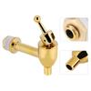 Copper Faucet Tap Wine Beer Barrel Beverage Drink Dispenser Replacement Spigot Golden(1.2 cm)