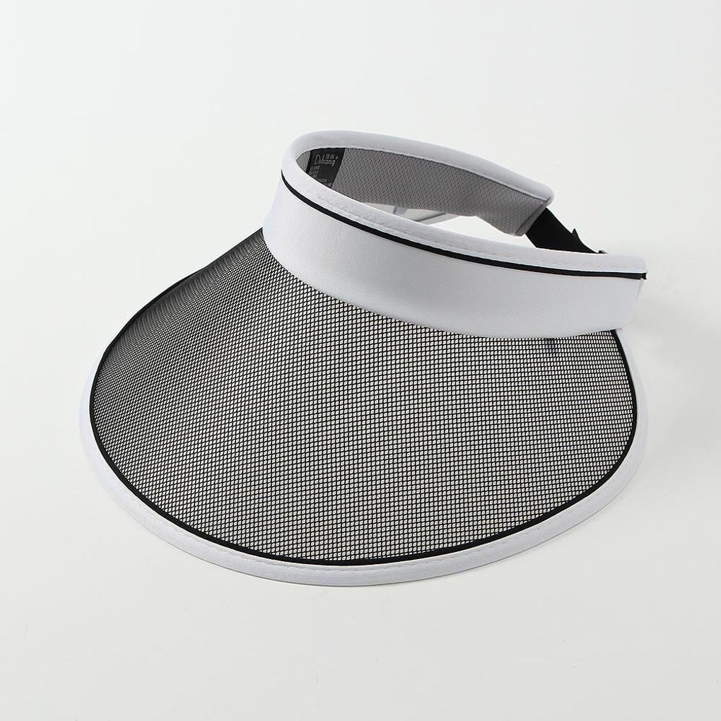 Color-changing sun cap (white) wide sun cap hat