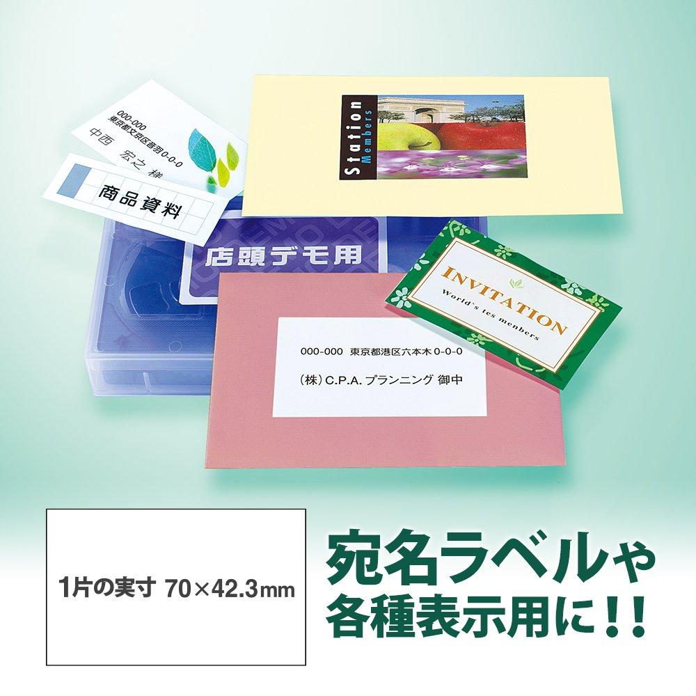 Plus Label Laser Labels A4 18-Up with Top and Bottom Margins 100 Sheets LT-503T 45-560