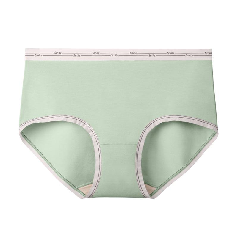 Ladies Spring and Autumn Pure Cotton Breathable Antibacterial Waist Triangle Briefs