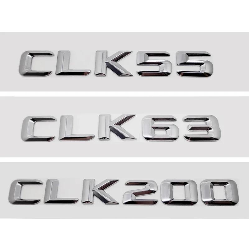 3D Letters Car Rear Trunk Emblem Sticker for Mercedes Benz CLK55 CLK63 CLK200 CLK230 CLK240 CLK280 CLK320 CLK Class Tail Badge