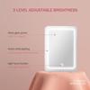 Mirror Glow Beauty Fridge 4L LED Touch Screen 3 Cooling Modes Silent 30dB Skincare & Drink Cooler/Warmer