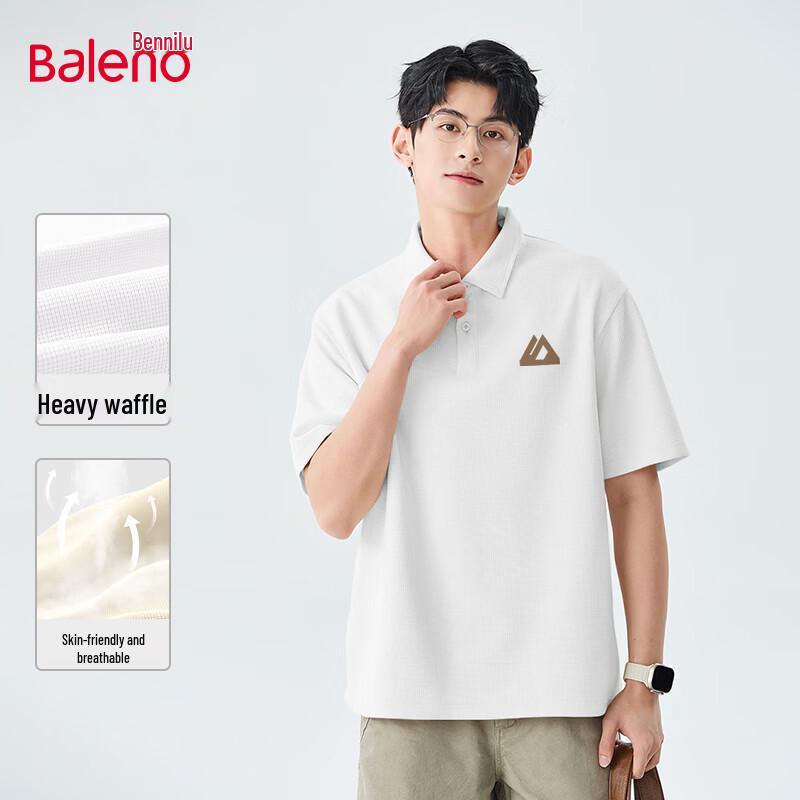 Baleno Men s Trendy Loose Fit Short Sleeve Polo Shirt 3XL