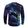 Men's Halloween Print Long Sleeve Neck T-Shirt Loose Fit Casual Top