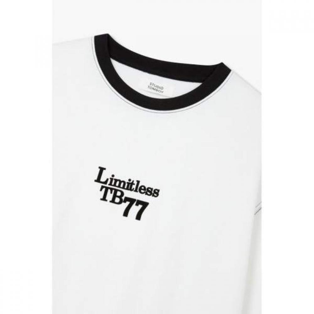 

Studio Tomboy Simple Lettering Ringer Tee 9166222881 Off-white (02)/OS(FREE)