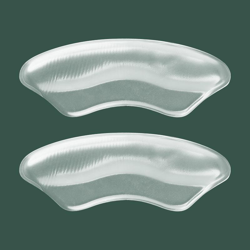 

GEL Heel Sticker High Heels Soft Anti-wear and Anti-drop Heel Sticker Lip-shaped Double-layer Thickened Self-adhesive Code Adjustment Half-size Pad прозорий
