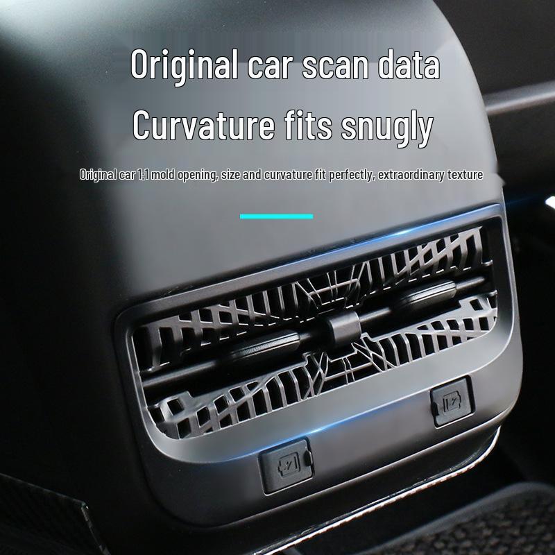 Tesla 3/Y Rear Vent Dustproof & USB P Version Silicone Protective Cover