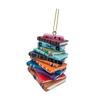 Stack of Books Christmas Ornament Cute Gifts Holiday Party Decor