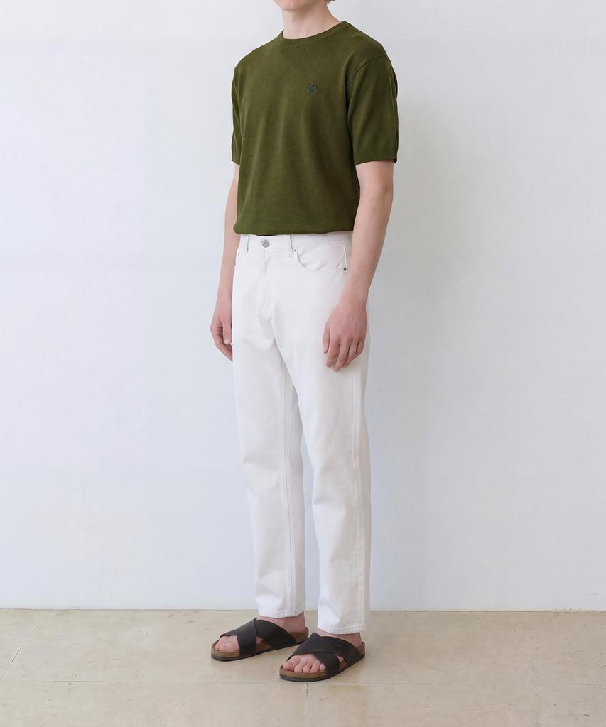 Edeunbeoleokeulleob Cool Linen Half-Sleeve Knit (Khaki)