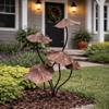 Handcrafted Iron Mushroom Statues Unique Mushroom Figurines Rustproof Garden Stakes Yard Pathway Decoration B03E