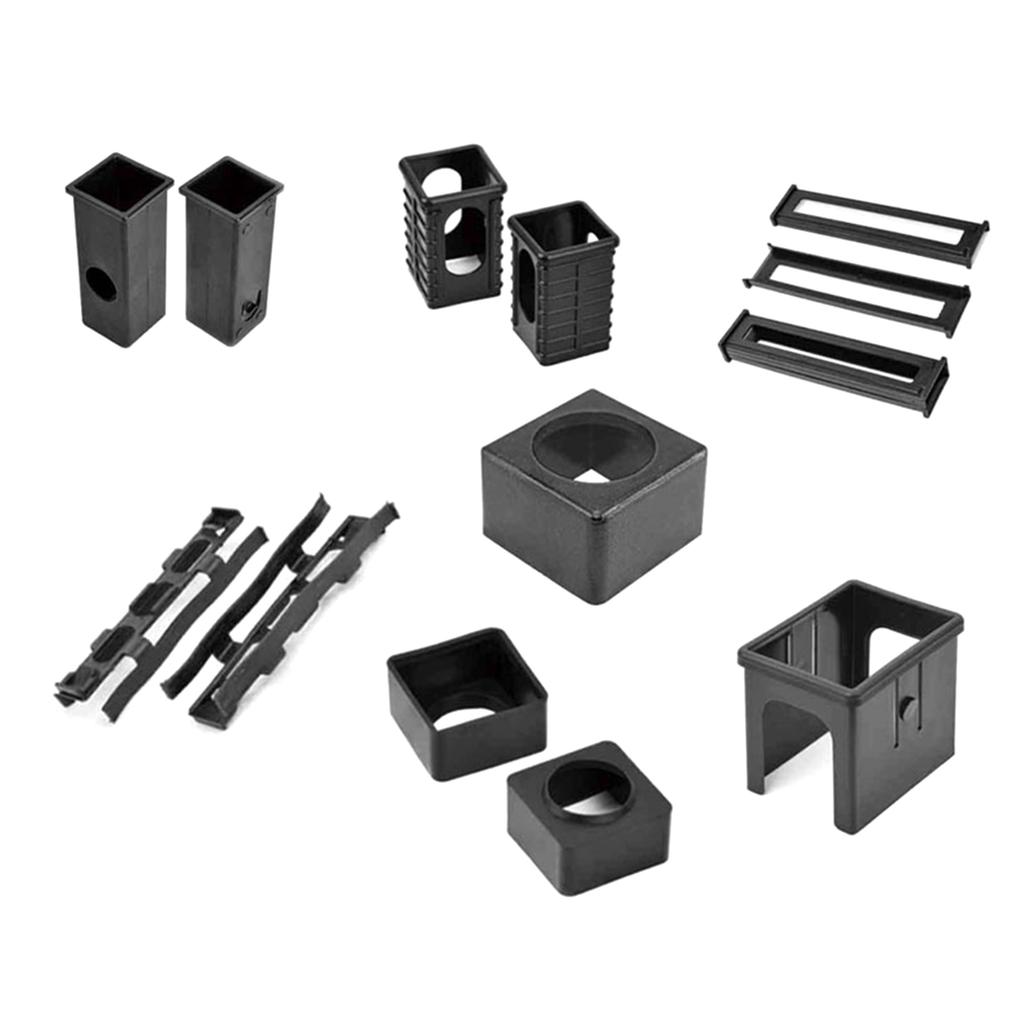 Fitness Equipment Hollow Plastic Sleeve Isolation Sleeve Hollow Bushing Liner Bushing Square Tube Sleeve Enduring
