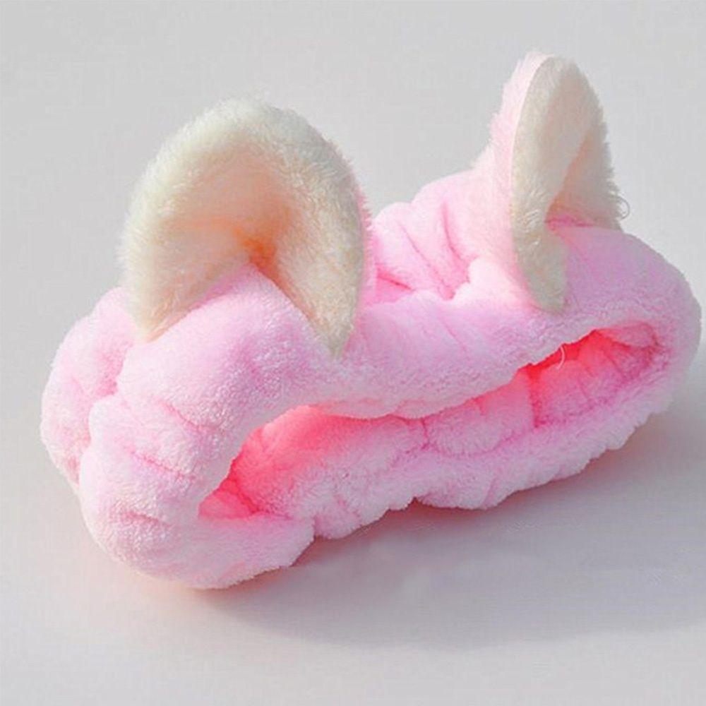Lovely Cute Makeup Tools Spa Clean Face Party Hair Band Cat Ears Fluffy Headband