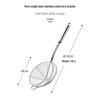 Large 304 Stainless Steel Skimmer for Dumplings, Hot Pot, Noodles, and Oil Frying.