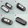 Black Key Fob Cover Case Holder For Mazda 2 3 6 CX-3 CX-5 CX-9 MX-5 Toyota Yaris iA Accessories BM GJ DJ KE KF TC