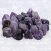 Set of 13 Amethyst Tumbled Stones Reiki Chakra Healing Decorative Pebbles Vase Fillers Tumble Stone for Jewellery, Reiki Healing, Home Office Decor