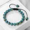 4 6 8mm Malachite Beaded Bracelet Natural Stone Green Blue Braided Bangles Handmade Healing Bracelets Jewelry Gifts for Friends