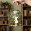 Helende Sfeer Decor Halloween Geest Acryl Puzzel Zonenvanger, Kleurrijk Raam Hangend Ornament, Gekleurd Herfst Oogst Huis Glas