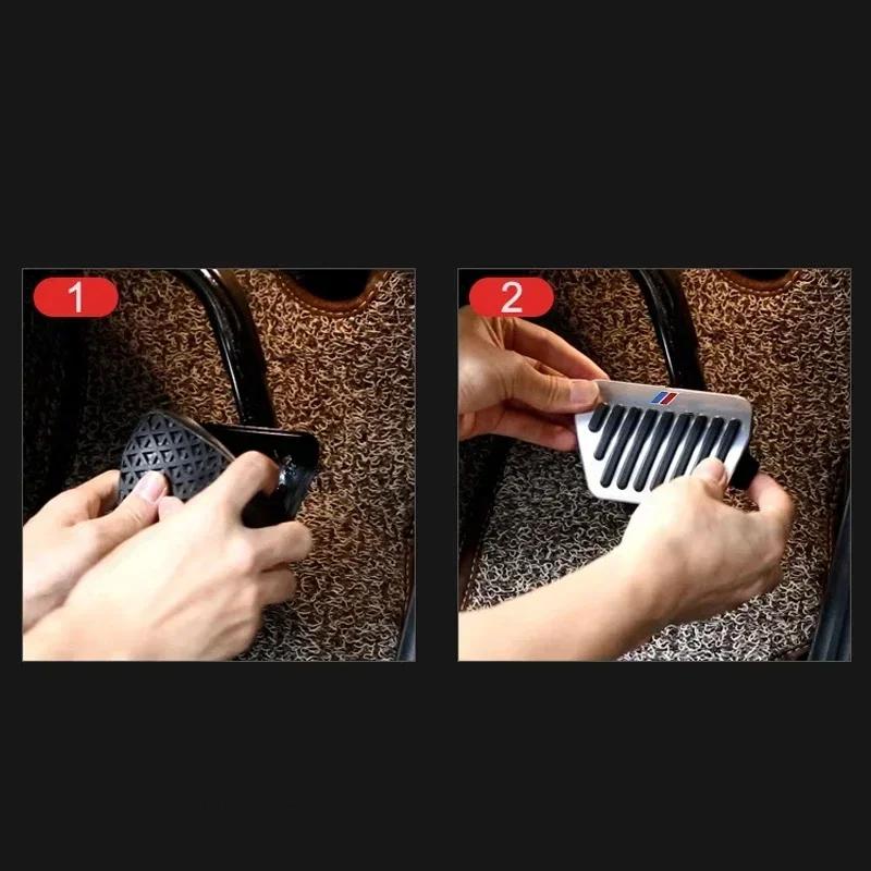 Bftws1 Accelerator Braking Foot Rest Pedal Cover for Car Bmw 3 5 6 7 Series X1 X2 X3 X4 X5 X6 F30 F10 E60 G30 Automotive Interiors