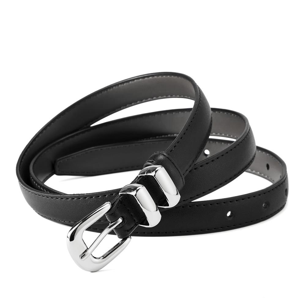 

Роскошный женский классический ремень из коровьей кожи с пряжкой-штифтом в американском ретро-стиле