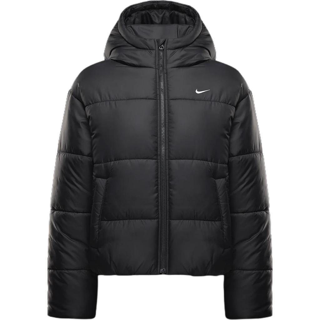 Nike Sportswear Classic Puffer Therma-FIT Hooded Jacket Women Black FZ5900-010