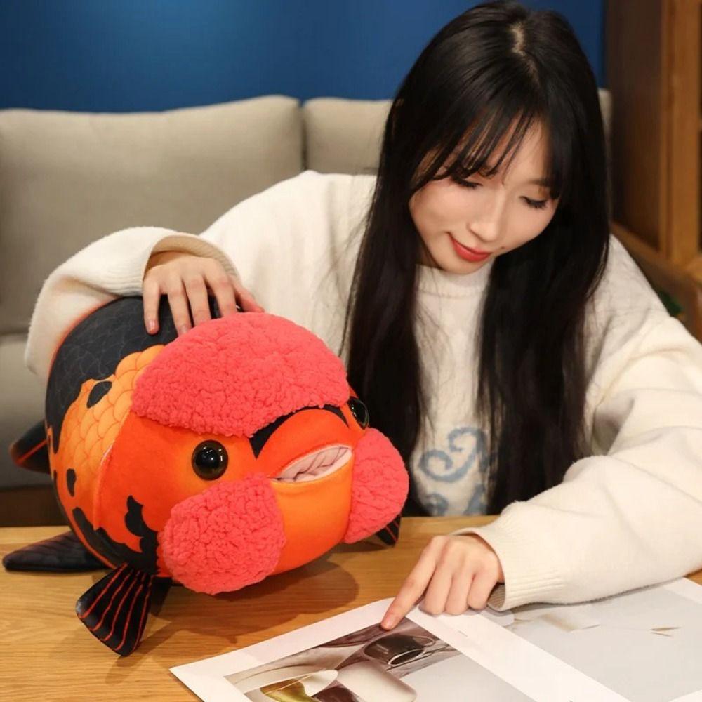 PP Cotton Realistic Fish Plush Plush Goldfish Stuffed Doll Funny Kid Cartoon Fish Toy  Gift