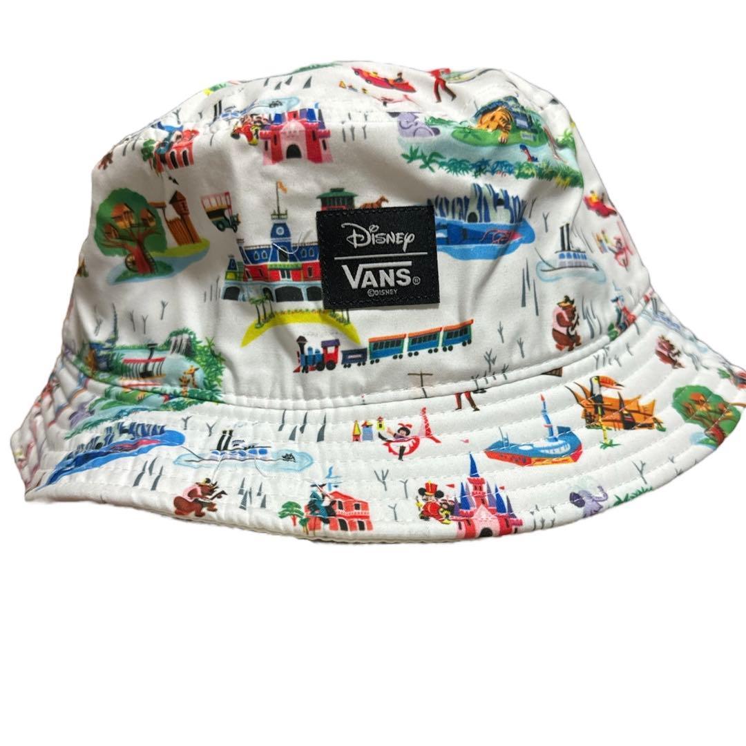 Used New Disney World 50th Disney VANS Bucket Hat Overseas