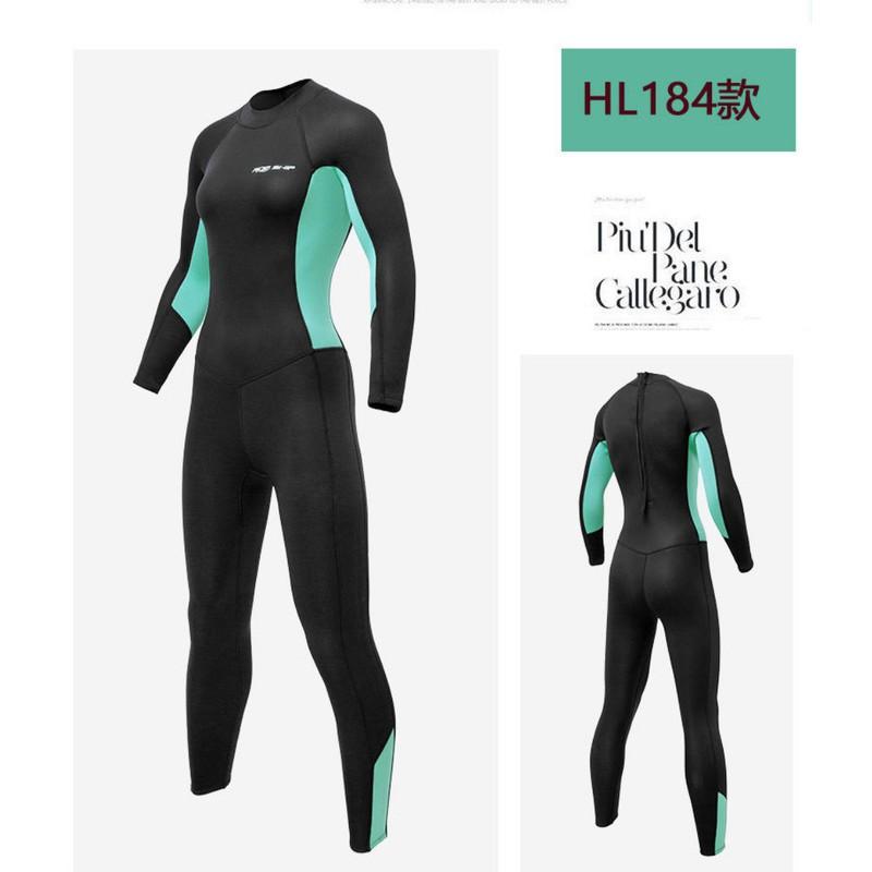 2mm Neoprene Wetsuit Diving Swimming Snorkeling Water Sports Unisex Thermal Insulated Quick Dry Full Body Suit