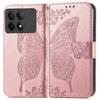 For Xiaomi Redmi K70E 5G/Poco X6 Pro 5G Phone Case Butterfly Pattern Folio Stand View Cover
