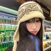 Retro Woven Woolen Hat Autumn and Winter Warm Ear Protection Lei Feng Hat Showing Face Small Baotou Hat for Women