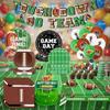 Complete Sports Themed Accessories With 20 Plates 20 Napkins Table Cover Sign Balloons And More For Exciting Gatherings
