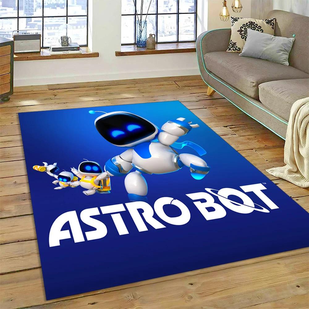 Νέο 27 Στυλ Astro Bot Παιχνίδι Κινούμενο Σχέδιο Ρομπότ Δώρο Χαλί για Σαλόνι Υπνοδωμάτιο Σπίτι Διακόσμηση Καναπέ, Παιδικό Αντιολισθητικό Πατάκι Δαπέδου