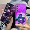 LOL Akali Phone Case for Samsung Galaxy S25 S24 S23 S22 S21 S20 S10 S9 Plus FE Ultra Lite Black Cellphones Cover