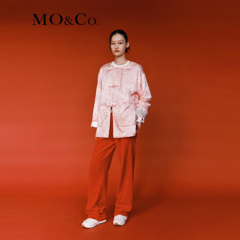 

MO&Co. Новая куртка в китайском стиле из жаккарда с шелком и подкладкой S