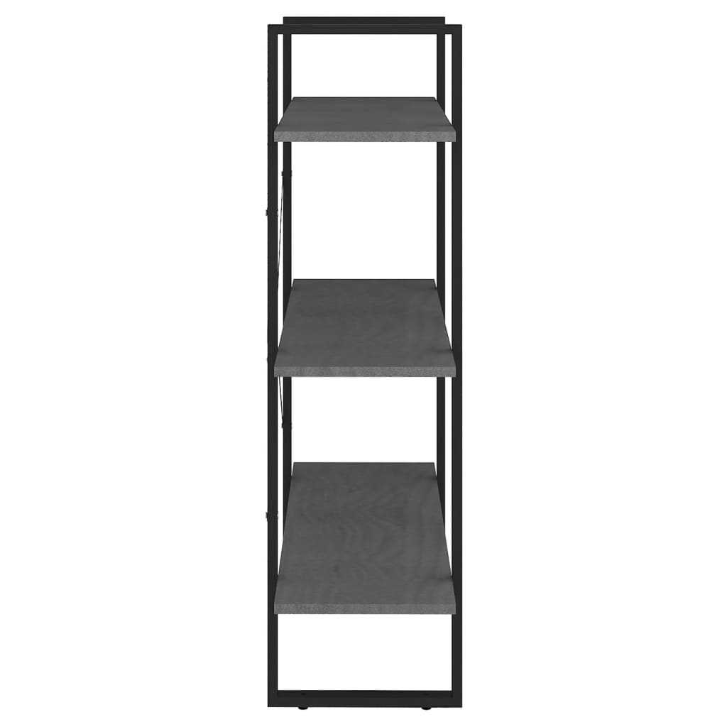 3 Etagen Bücherregal, Eingangsablage, Ausstellungsregal für das Wohnzimmer, Pflanzenregal für den Balkon, 80x30x105 cm