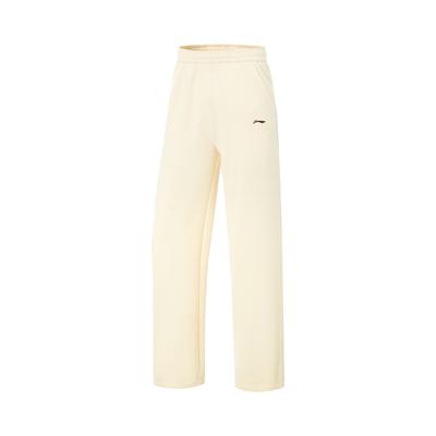 Li Ning Fitness Series Logo Stitching Casual Pants Long Version Women Bottoms AKLV970-9