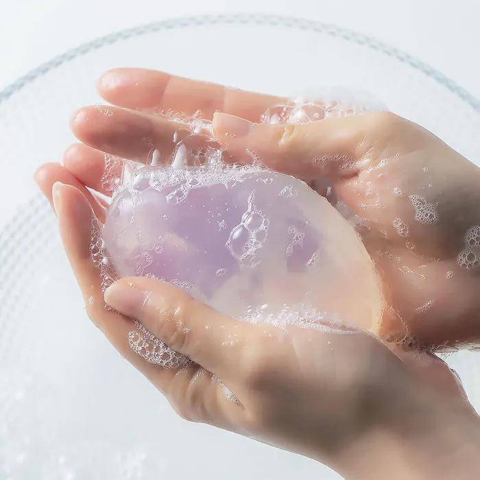 Seaglass Soap Resembling the sea_Shell White